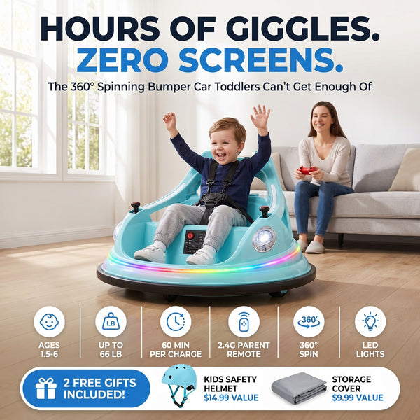360° Electric Ride-On Bumper Car