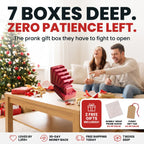7 boxes deep, zero patience left - Annoyify prank gift box