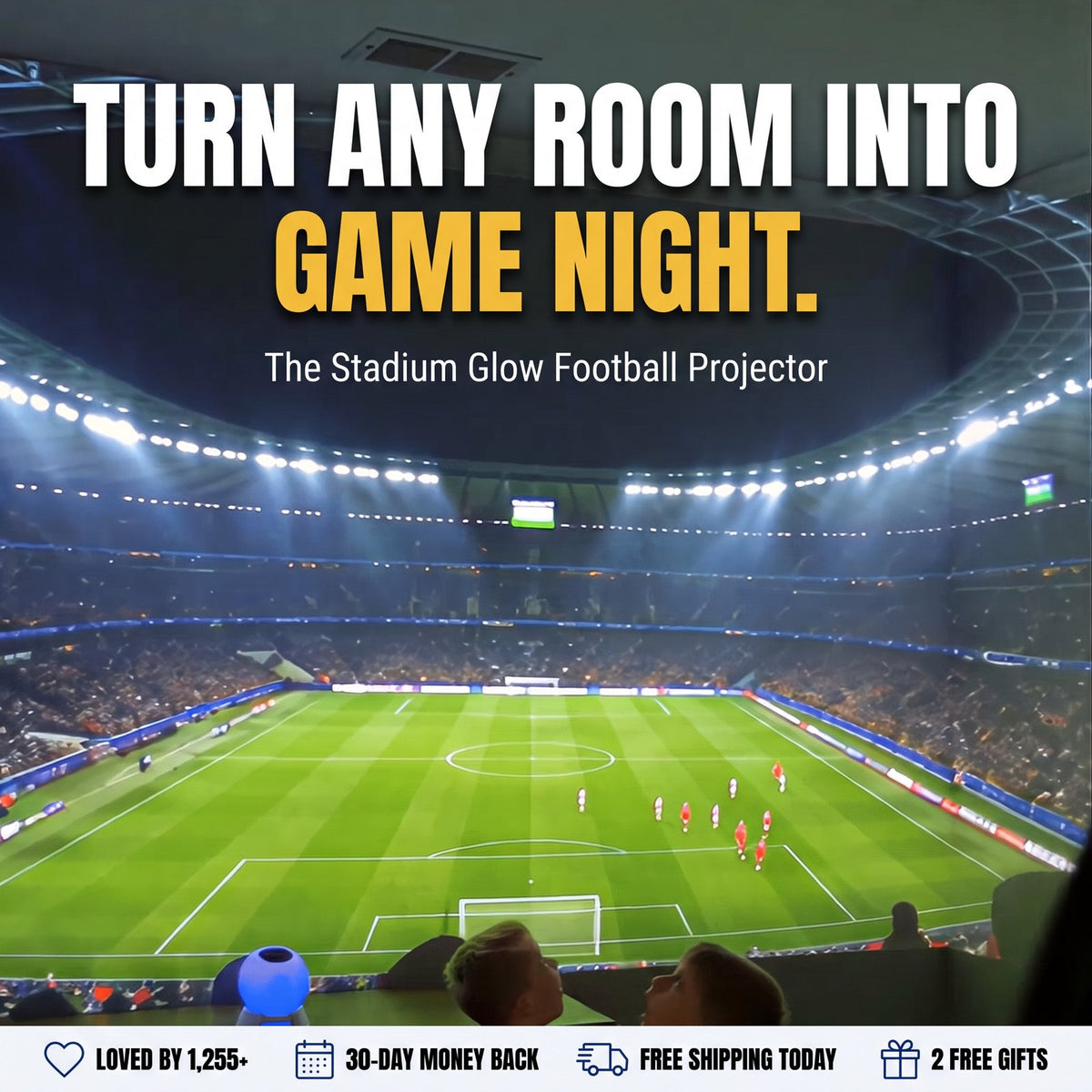 Stadium Glow - turn any room into game night