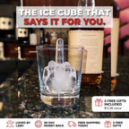 The ice cube that says it for you - Rude Frosty Finger