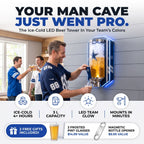 LED beer tower - your man cave just went pro, 2 free gifts included