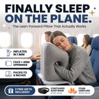 Finally sleep on the plane - the lean-forward pillow, 2 free gifts included