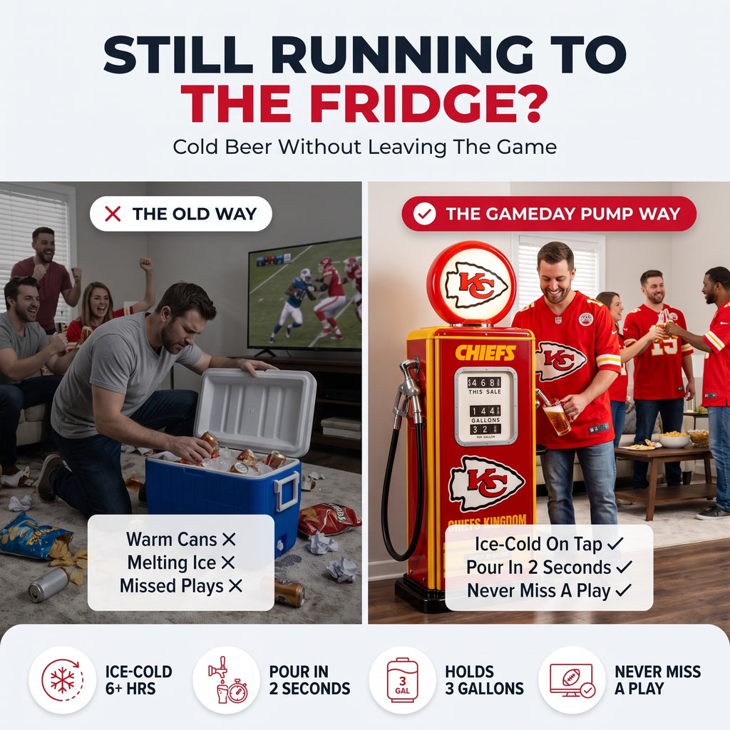 Still running to the fridge? The old way vs the GameDay Pump way