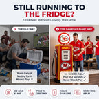 Still running to the fridge? The old way vs the GameDay Pump way