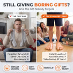 Still giving boring gifts? The old way vs the FunnyFeet way