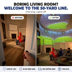 Boring living room? Welcome to the 50-yard line