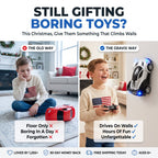 Still gifting boring toys? The GRAVIX way drives on walls