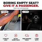 Boring empty seat? Give it a passenger - pull it on in 10 seconds