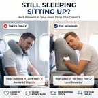 Still sleeping sitting up? The new way: real sleep, no neck pain