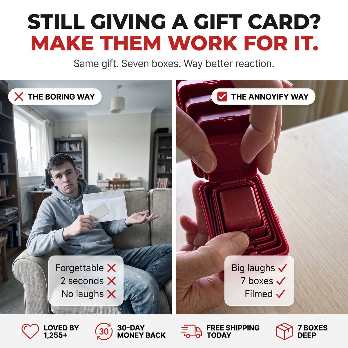 Still giving a gift card? Make them work for it