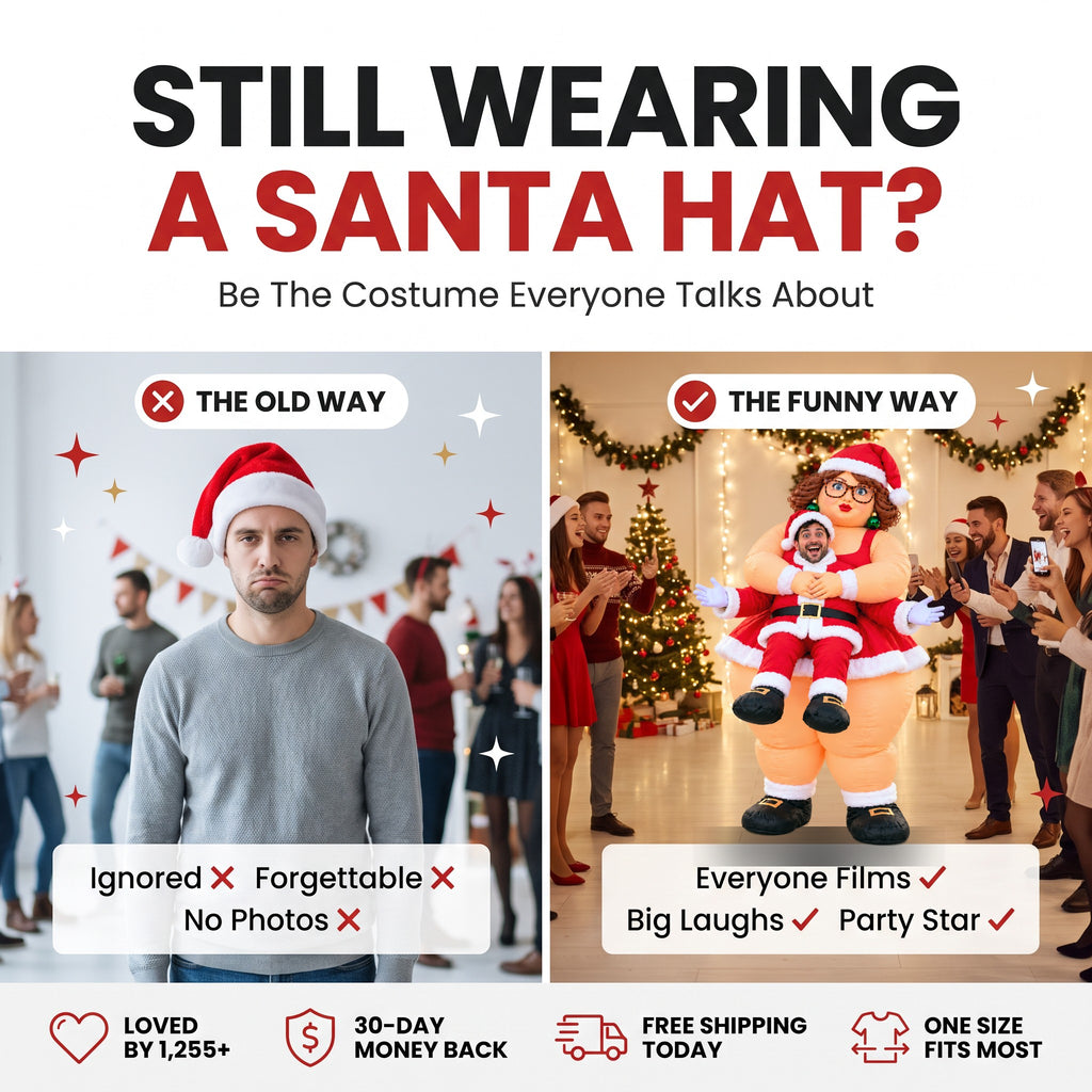 Still wearing a Santa hat? The funny way: everyone films, big laughs, party star
