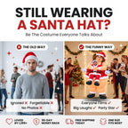 Still wearing a Santa hat? The funny way: everyone films, big laughs, party star