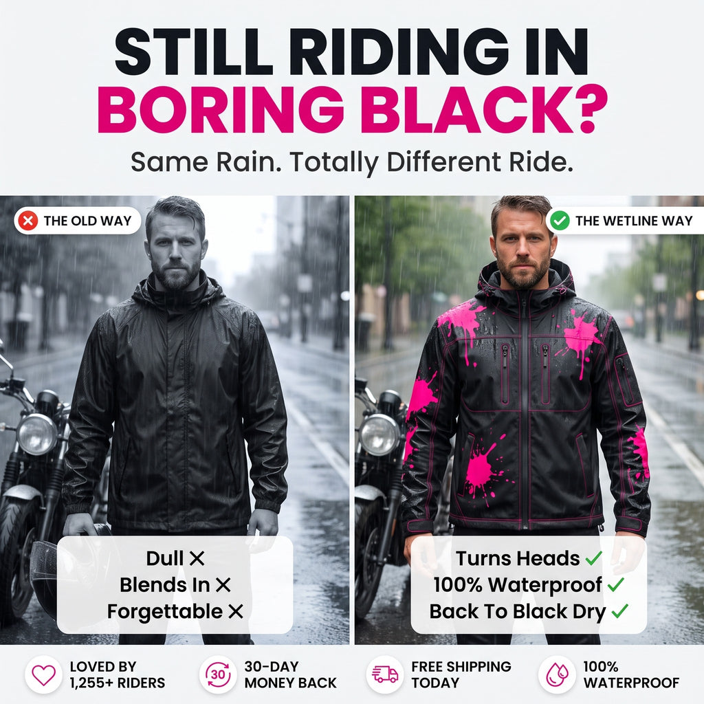 Still riding in boring black? The old way vs the WETLINE way