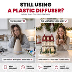 Still using a plastic diffuser? The old way vs the Mistletoe Lane way