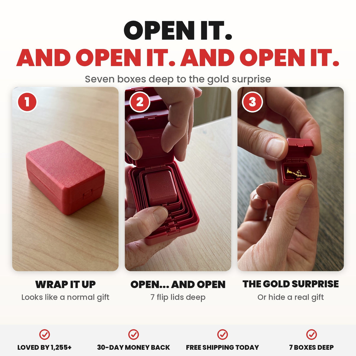 Open it. And open it. And open it.