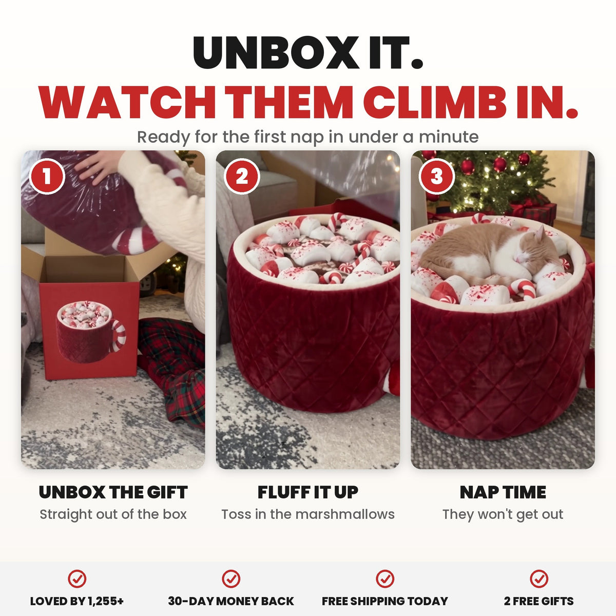 Unbox it, watch them climb in
