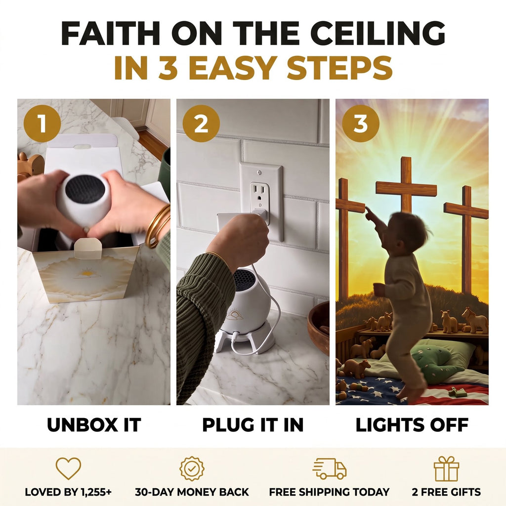 Holy Light - faith on the ceiling in 3 easy steps