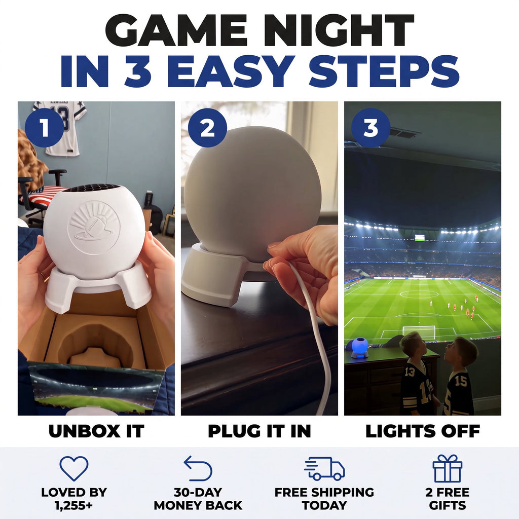 Stadium Glow - game night in 3 easy steps