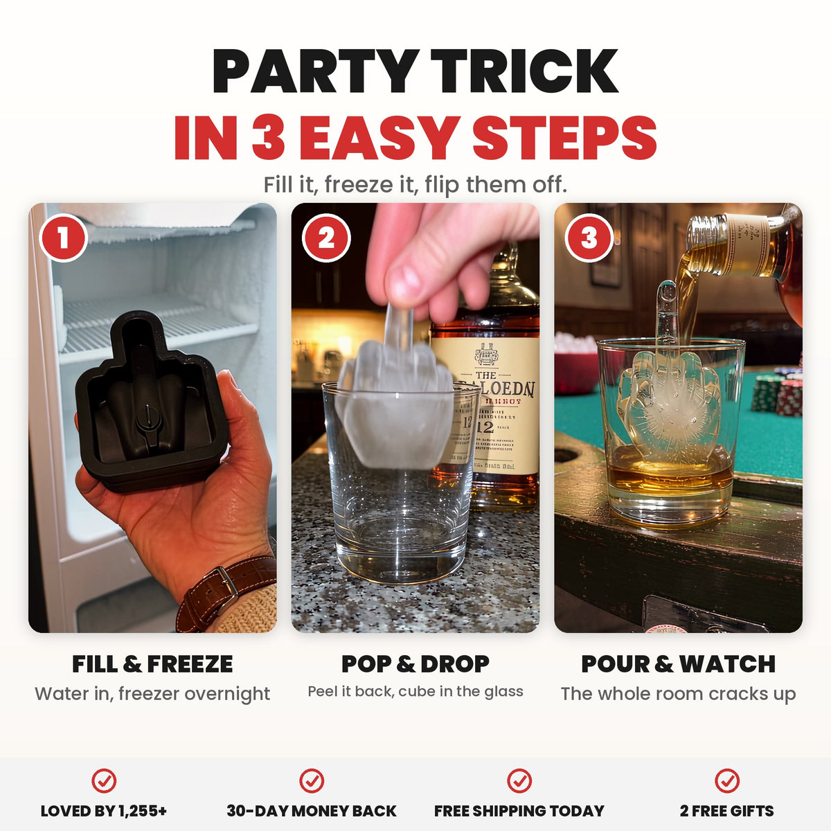 Party trick in 3 easy steps