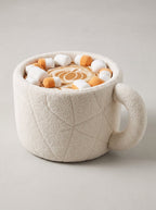 Espresso Nap Coffee Cup Cat Bed