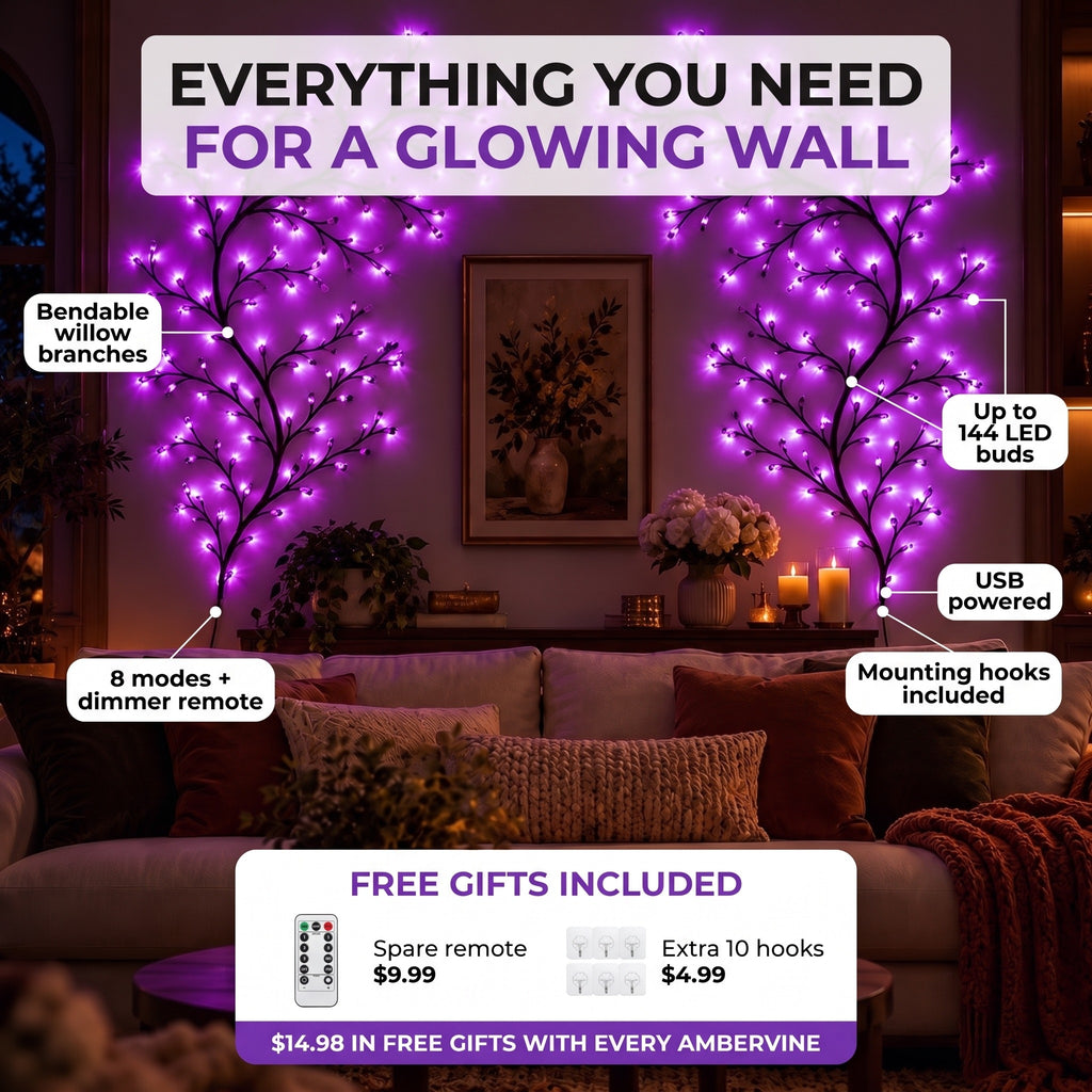 Everything you need for a glowing wall + 2 free gifts