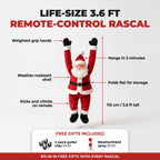 Life-size 3.6 ft remote-control Rascal + 2 free gifts