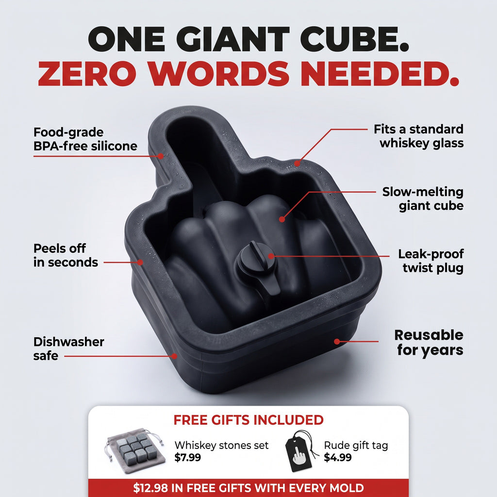 One giant cube + 2 free gifts