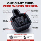 One giant cube + 2 free gifts