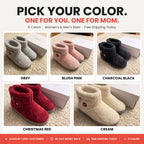 Pick your color - grey, blush pink, charcoal black, Christmas red, cream