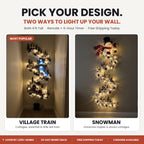 Pick your design: Village Train or Snowman