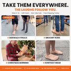 Take them everywhere - sidewalk, grocery store, Christmas morning
