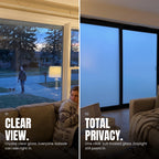 Clear view vs total privacy
