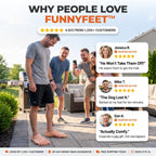 Why people love FunnyFeet - 4.9/5 from 1,255+ customers