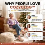 Why people love CozyClog - 4.9/5 from 1,255+ customers