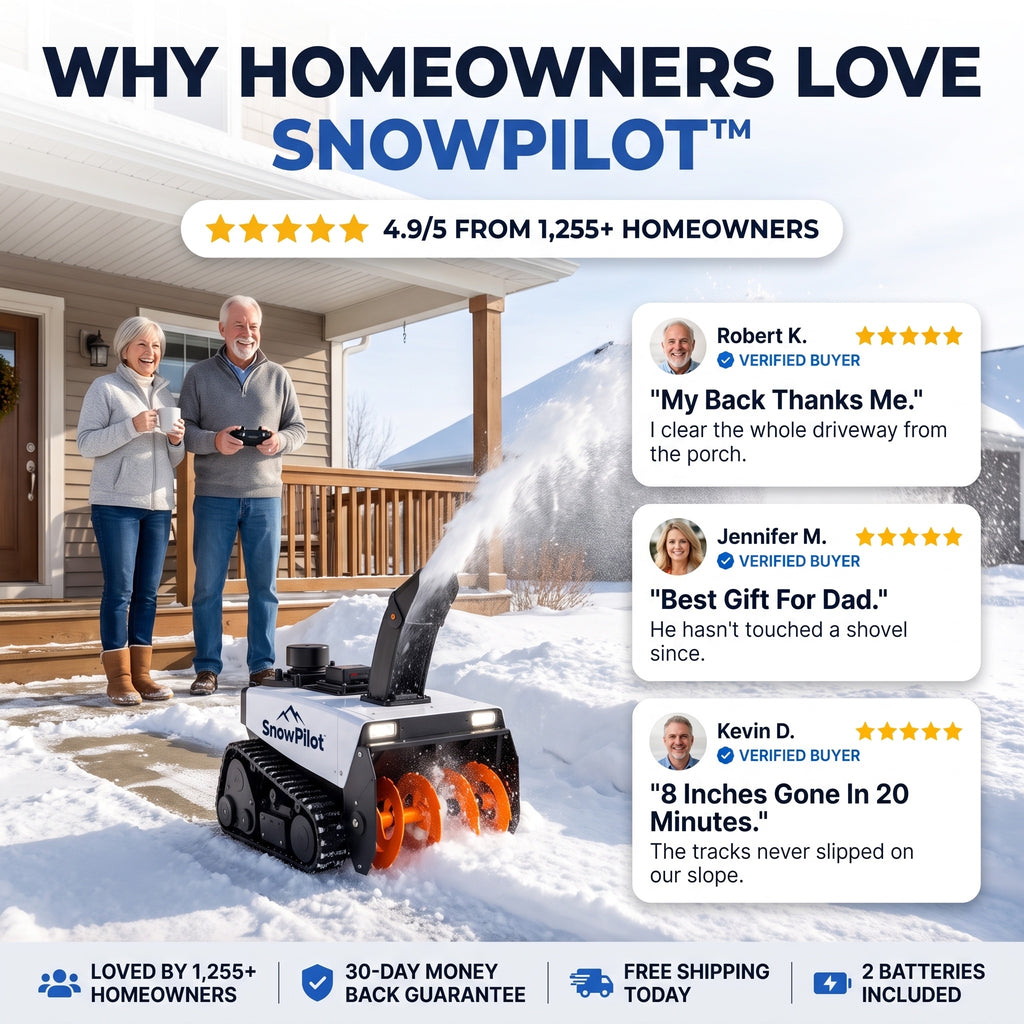 Why homeowners love SnowPilot - 4.9/5 from 1,255+ homeowners