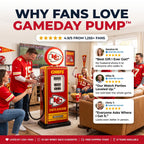 Why fans love GameDay Pump - 4.9/5 from 1,255+ fans
