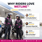 Why riders love WETLINE - 4.9/5 from 1,255+ riders