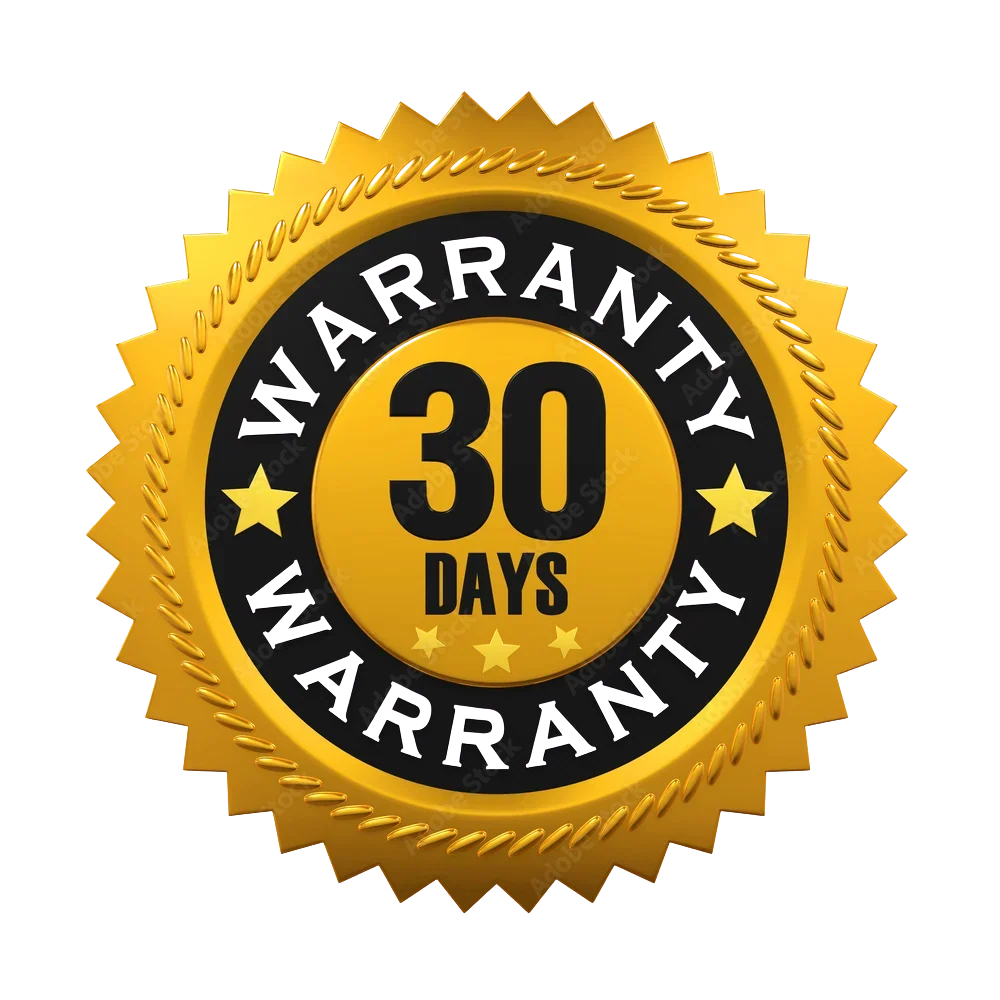 30-Day Warranty