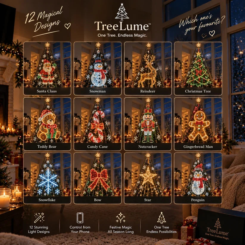 TreeLume™ — Smart Animated Christmas Tree Lights