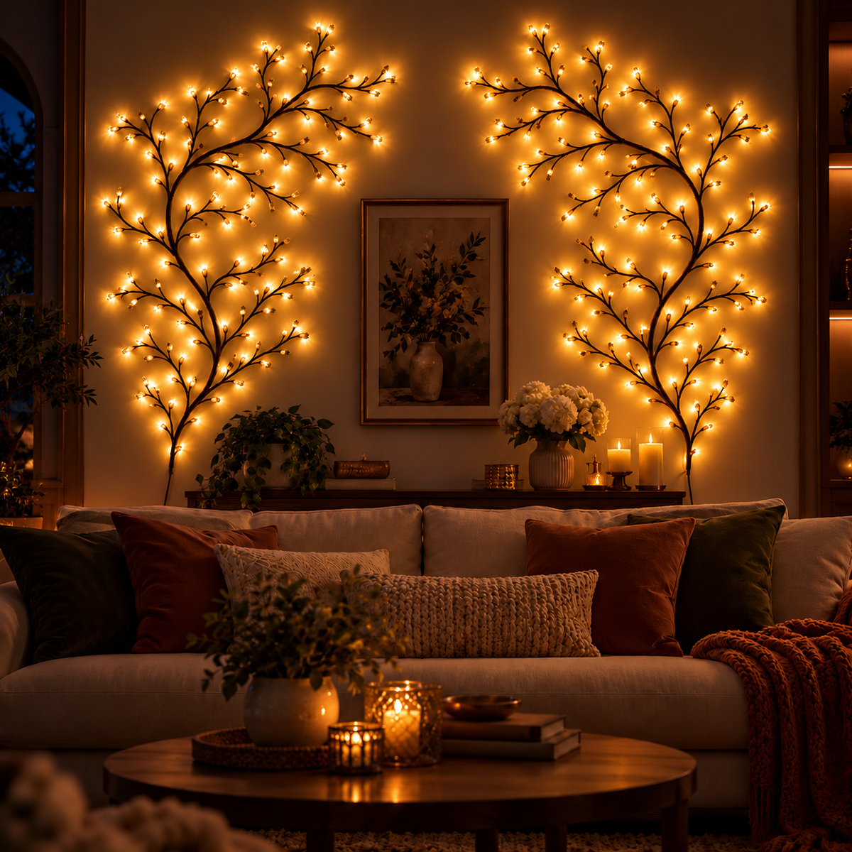 AmberVine™ | Enchanted Purple LED Branch Lights