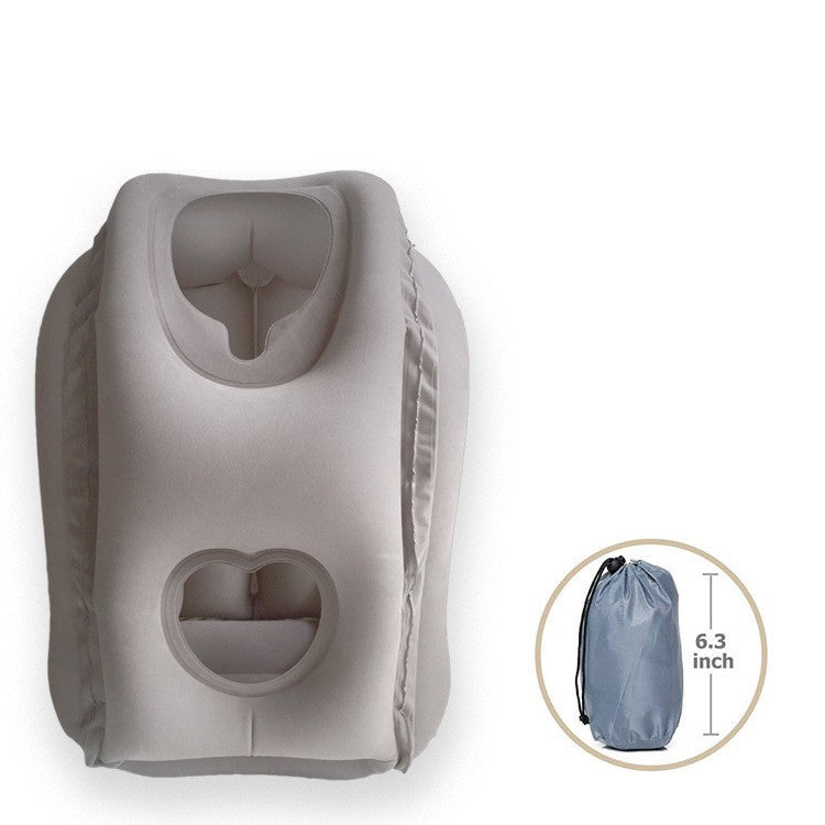 Inflatable Airplane Sleep Pillow – Lean-Forward Travel Comfort