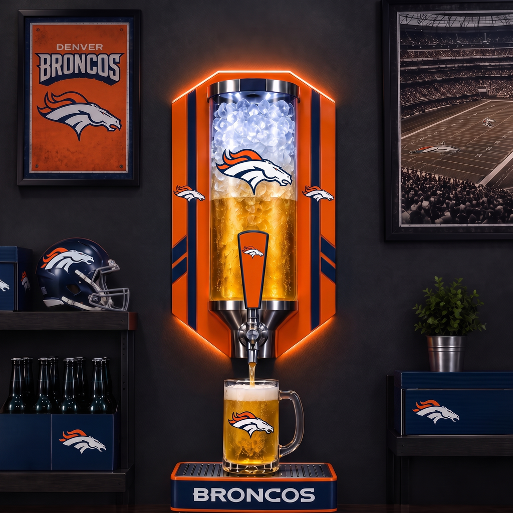 Broncos LED beer tower