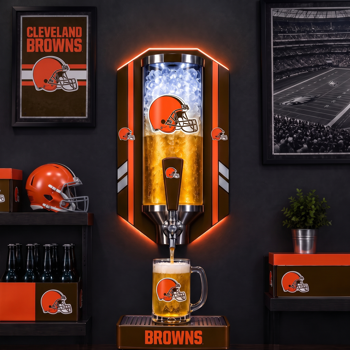 Browns LED beer tower