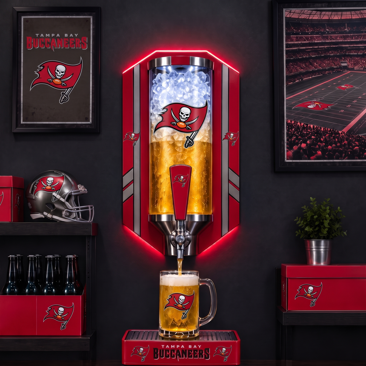 Buccaneers LED beer tower