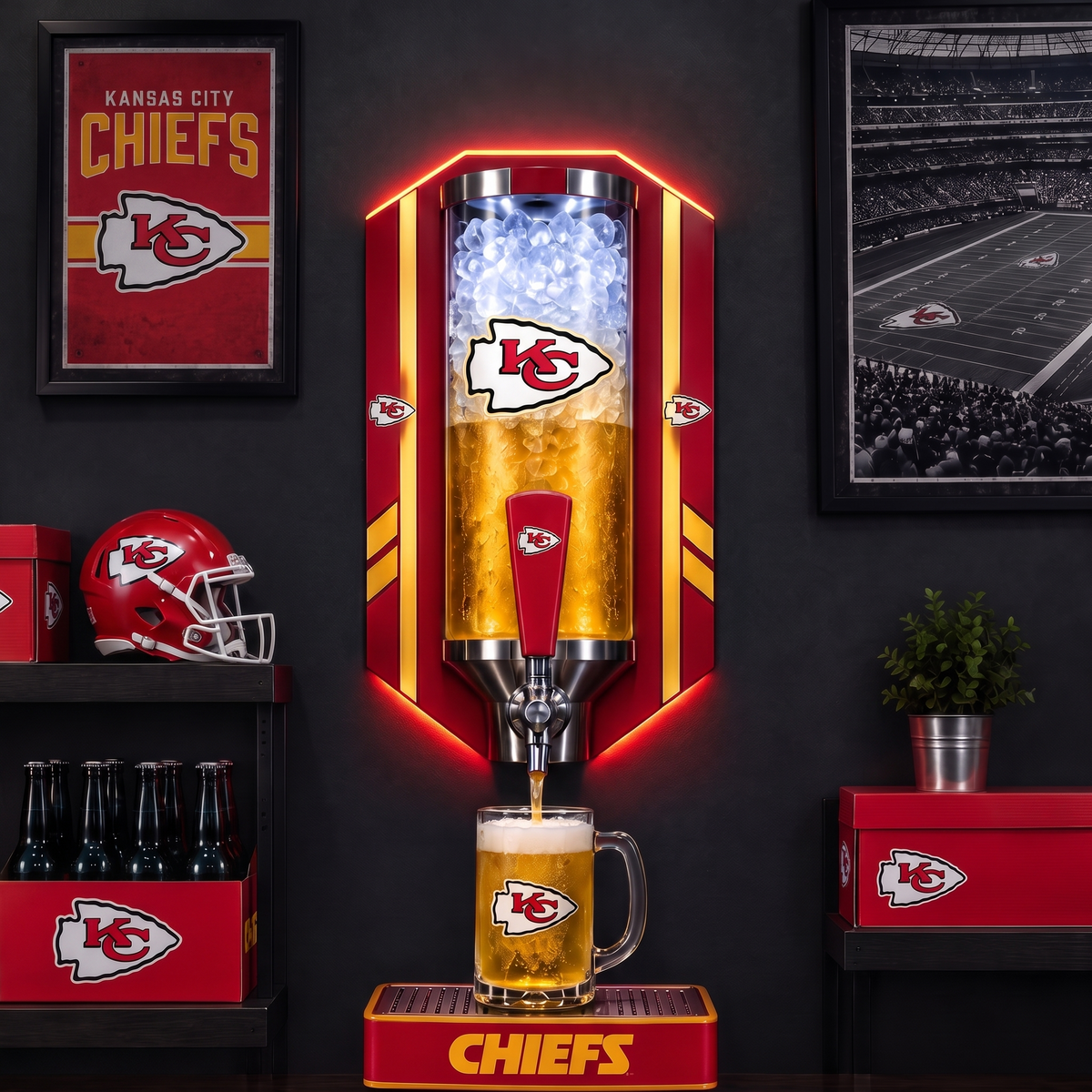 Chiefs LED beer tower