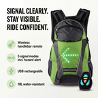 SignalPack LED Turn Signal Bike Backpack