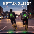 SignalPack LED Turn Signal Bike Backpack