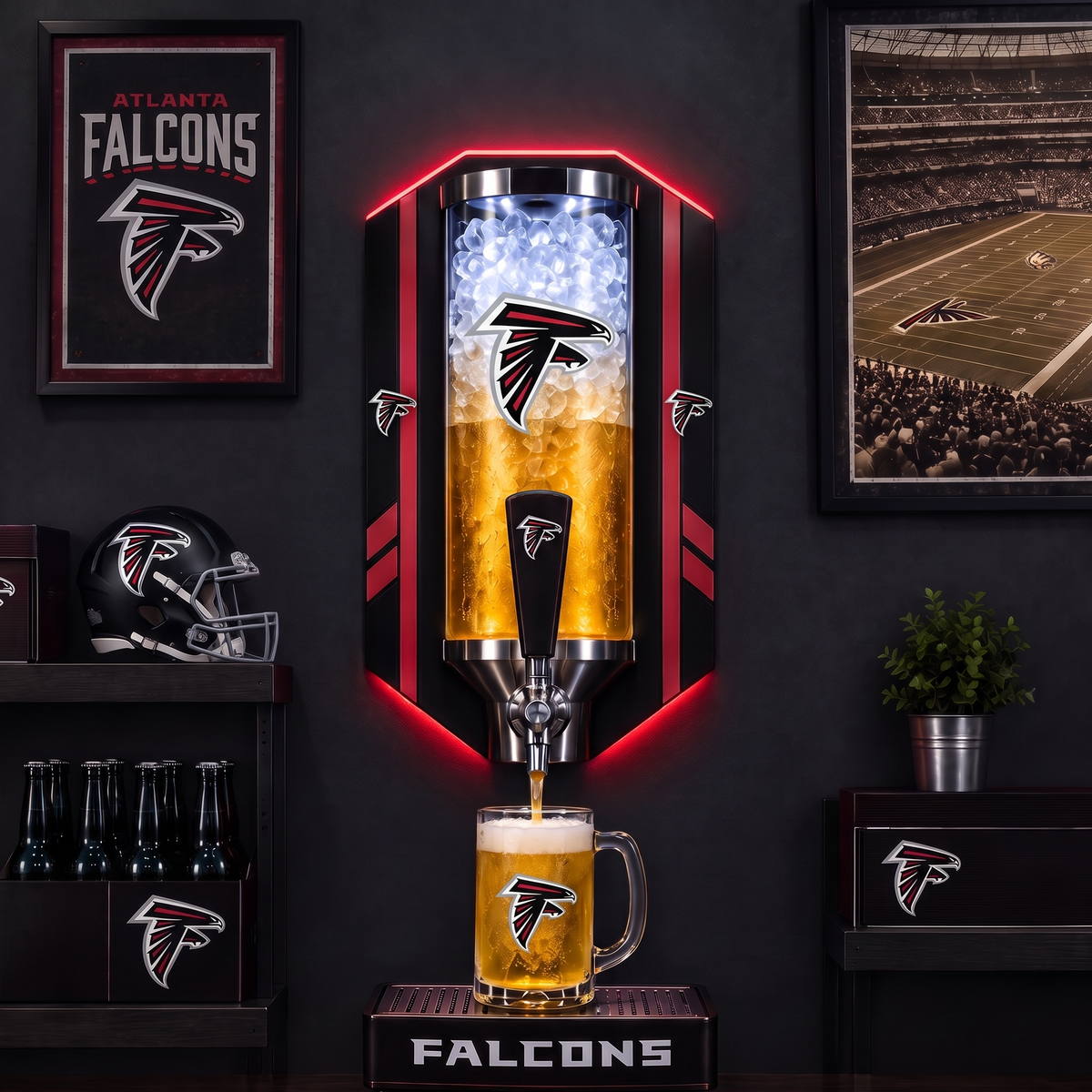 Falcons LED beer tower