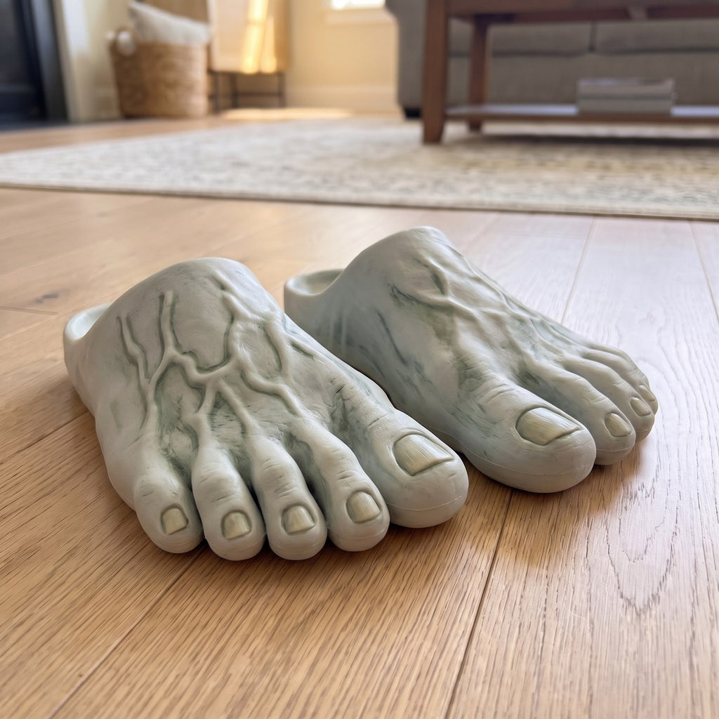 Feet Slippers - Zombie Gray