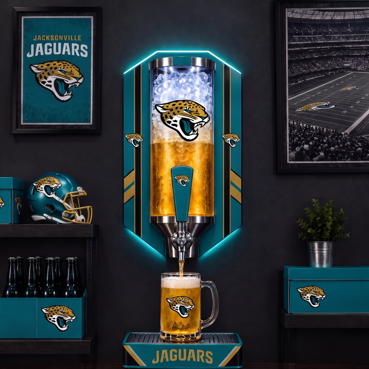 Jaguars LED beer tower
